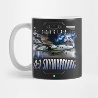 A3 Skywarrior Airforce Pilot Gift Modern Warbird Vietnam Korea War Mug